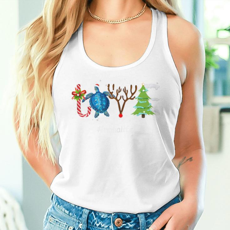 Nana Turtle Cute Love Nana Life Christmas Love Turtles Women Tank Top Gifts for Her