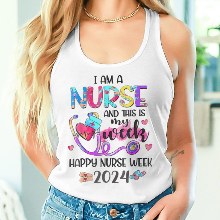 I Am Nurse And This Is My Week Happy Nurse Week 2024 Women Tank Top Gifts for Her