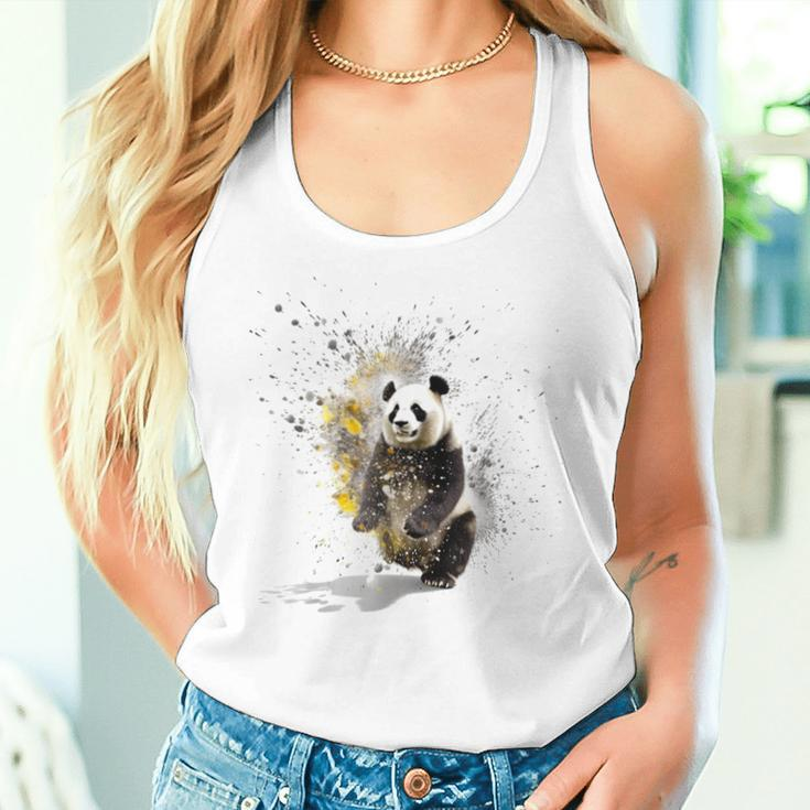Panda Kunstwerk Tiermotiv Panda Tank Top Frauen Geschenke für Sie