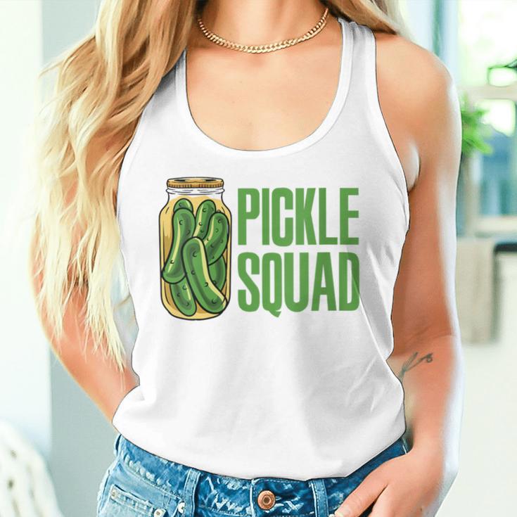 Pickle Squad Pickles Food Team Pickles Love Pickles Women Tank Top Gifts for Her