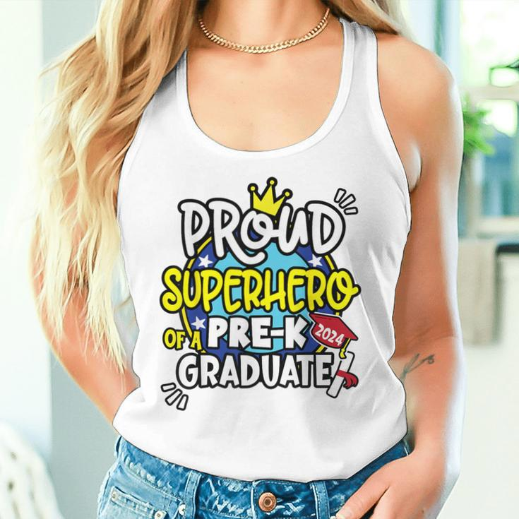 Proud Superhero Team 2024 Boys Girls Pre-K Crew Graduation Women Tank Top Gifts for Her