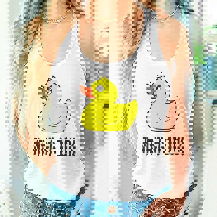 Rubber Duck Mom Mama Duck Women Tank Top Gifts for Her