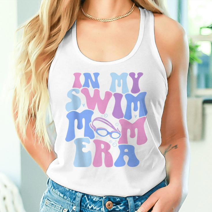 In My Swim Mom Era Groovy Swimming Mom Cute Swimmer Mother Women Tank Top Gifts for Her