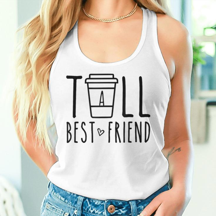 Tall Best Friend Bff Matching Outfit Two Bestie Coffee Women Tank Top Gifts for Her