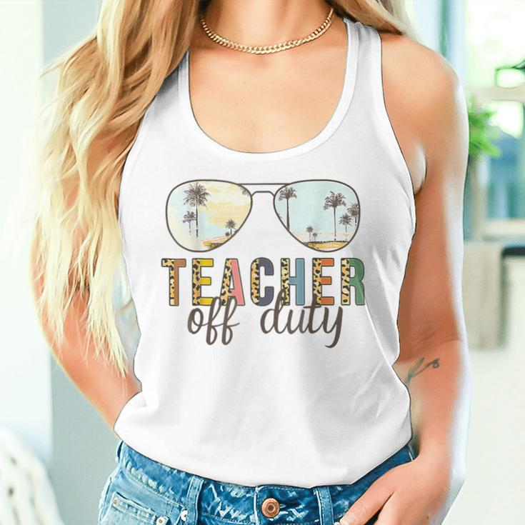Teacher Off Duty Last Day Of School Summer Teacher Mode Off Women Tank Top Gifts for Her
