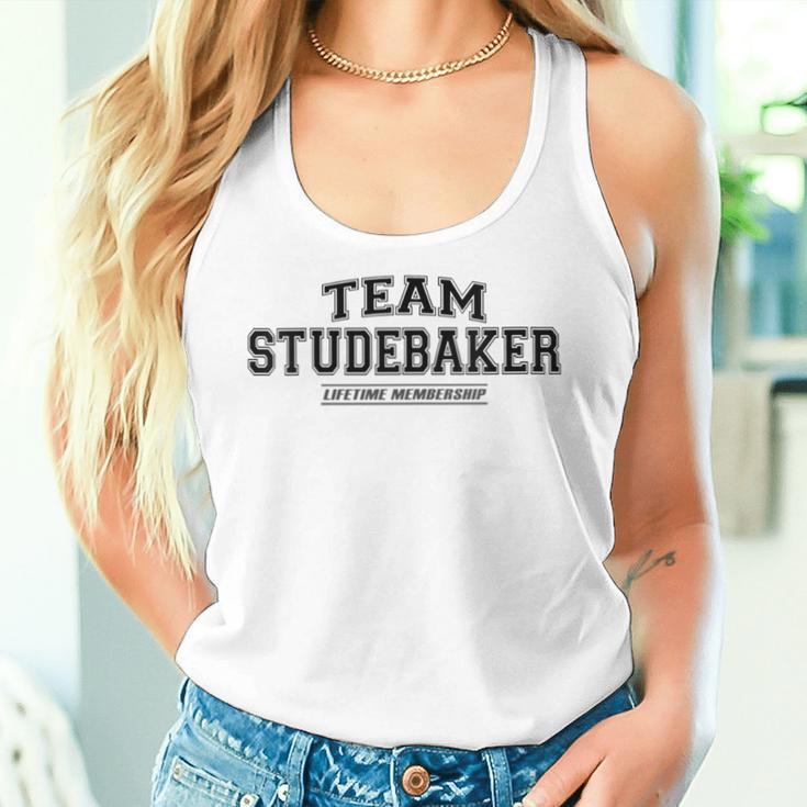 Team Studebaker Proud Family Surname Last Name Women Tank Top Gifts for Her