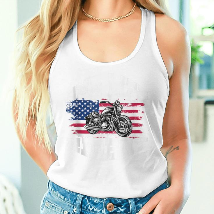 Us American Flag Biker MotorcycleFor Women Women Tank Top Gifts for Her