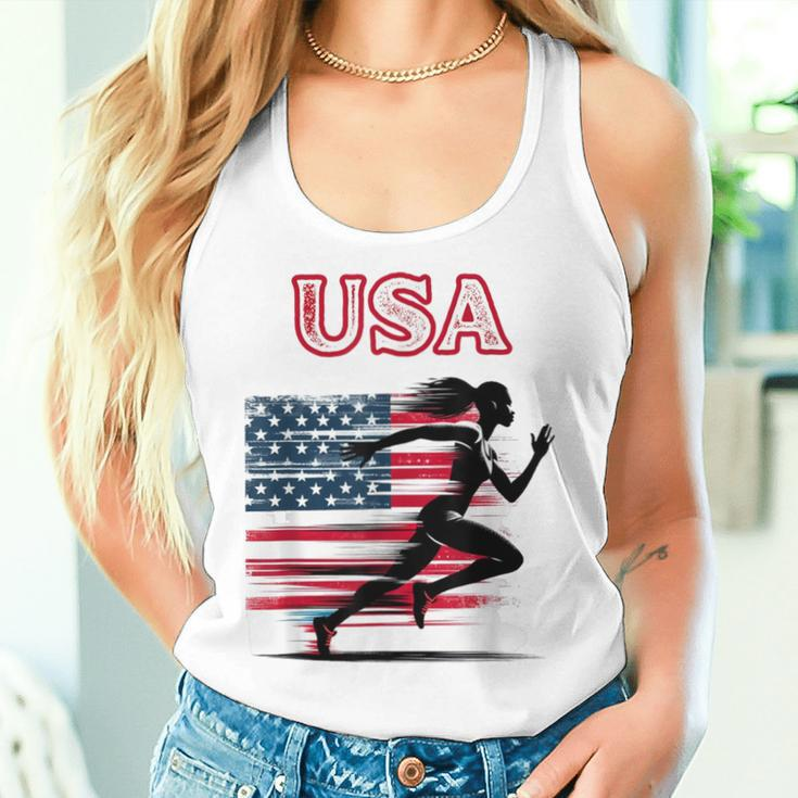 Usa Track And Field Girls Accessories Apparel Women Tank Top Gifts for Her