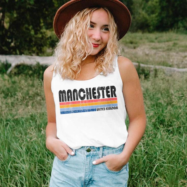 Vintage 70S 80S Style United Kingdom Manchester Women Tank Top Gifts for Her