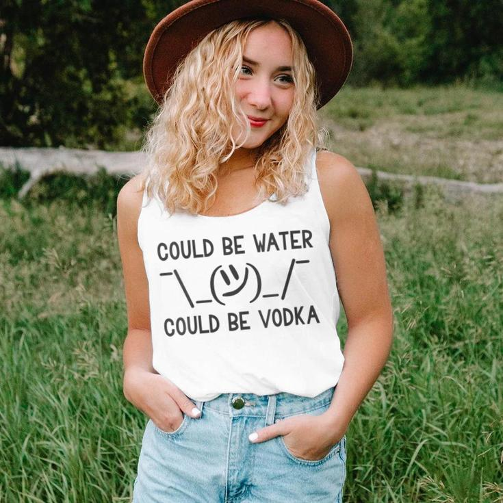 Could Be Water Could Be Vodka Water Bottle Vodka Women Tank Top Gifts for Her