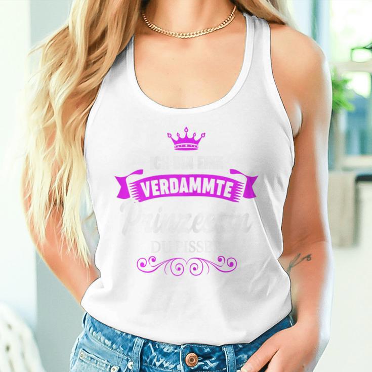 Women's Ich Bin Eineerdammte Prinzessin Du Pisser S Tank Top Frauen Geschenke für Sie