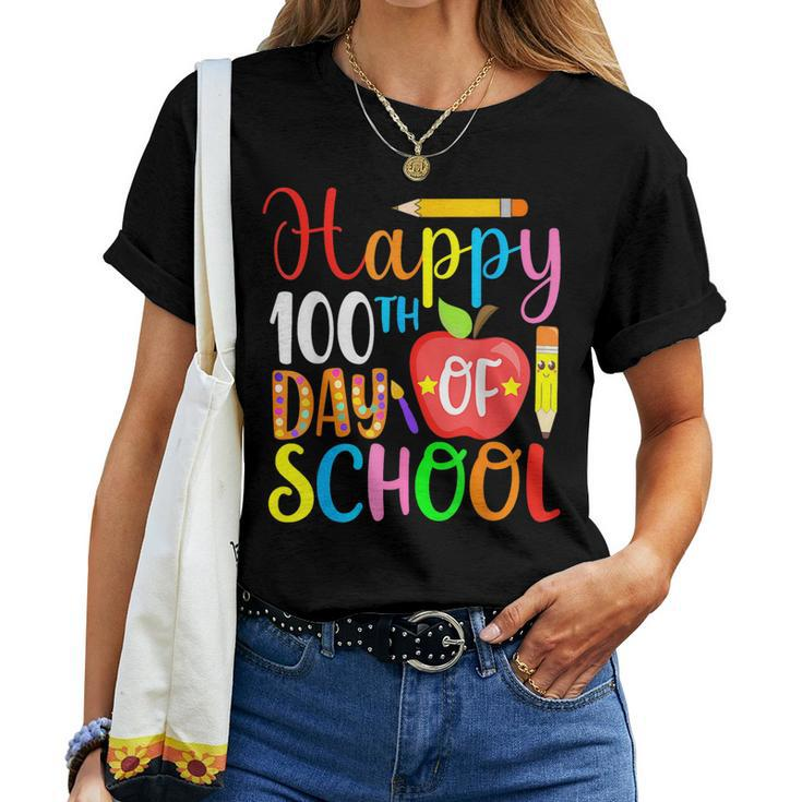 100 Days Of School Teacher And Student T Women T-shirt