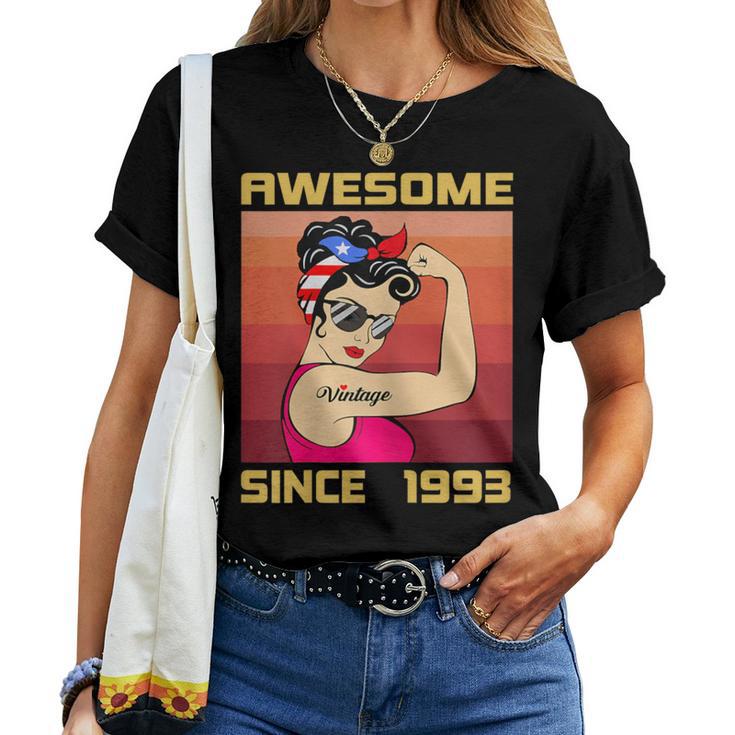 31 Years Old For Retro Vintage 1993 Awesome Since 1993 Women T-shirt