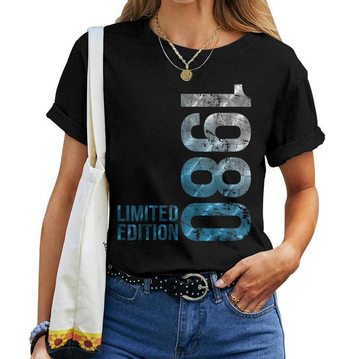 44Th Birthday 44 Years Old Vintage 1980 Women T-shirt