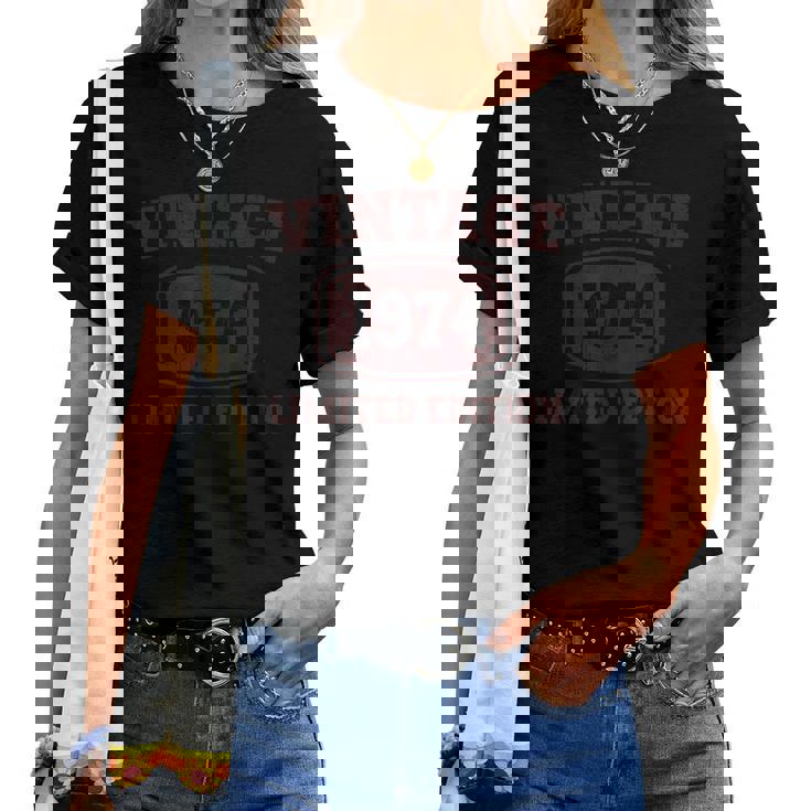 50 Years Old Vintage 1974 50Th Birthday For Men Women T-shirt