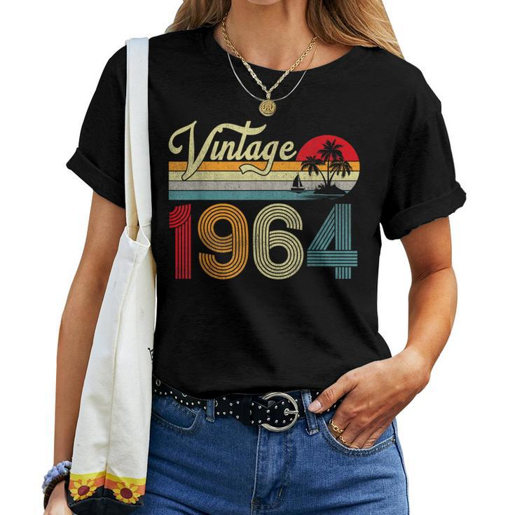 60 Years Old Vintage 1964 60Th Birthday Retro Women T-shirt