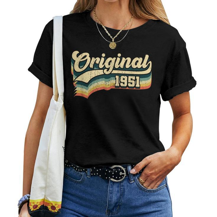73Rd Birthday Original Vintage Born In 1951 Women T-shirt