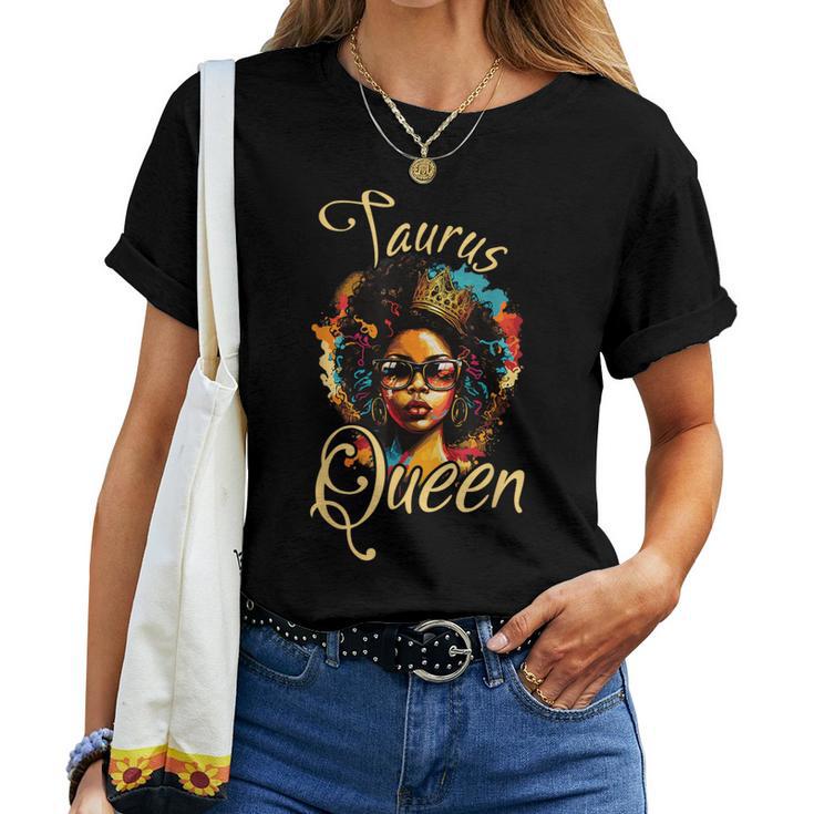 Afro Girl Taurus Queen Are Born In April To May Women T-shirt