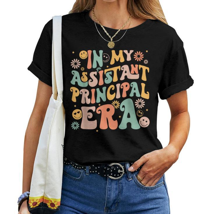 In My Assistant Principal Ap Era Groovy Ap Saying Women T-shirt