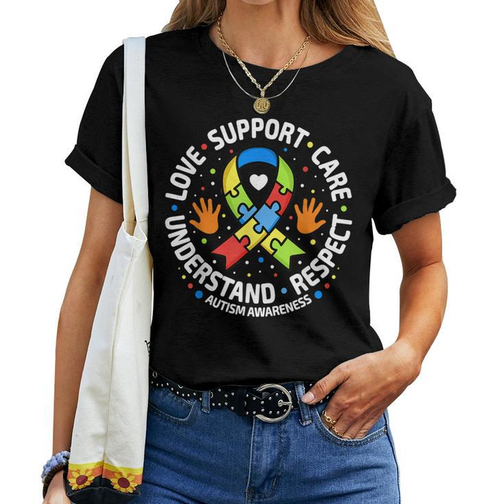 Autism Awareness Autistic Support Autism Women T-shirt