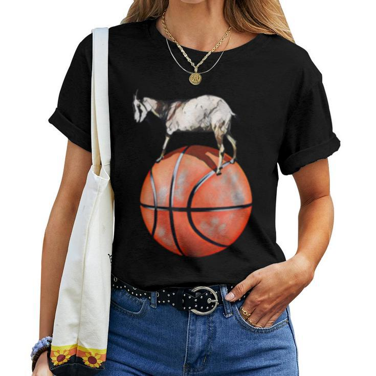 Basketball Goat Jersey For Boy Girl Sports Fan Women T-shirt