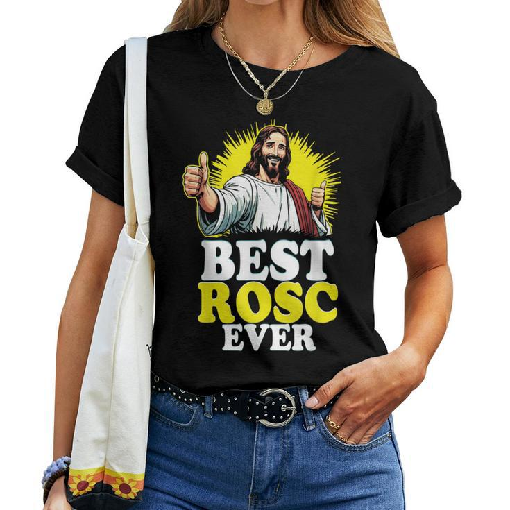 Best Rosc Ever Easter Jesus Nurse Doctor Surgeon Women T-shirt