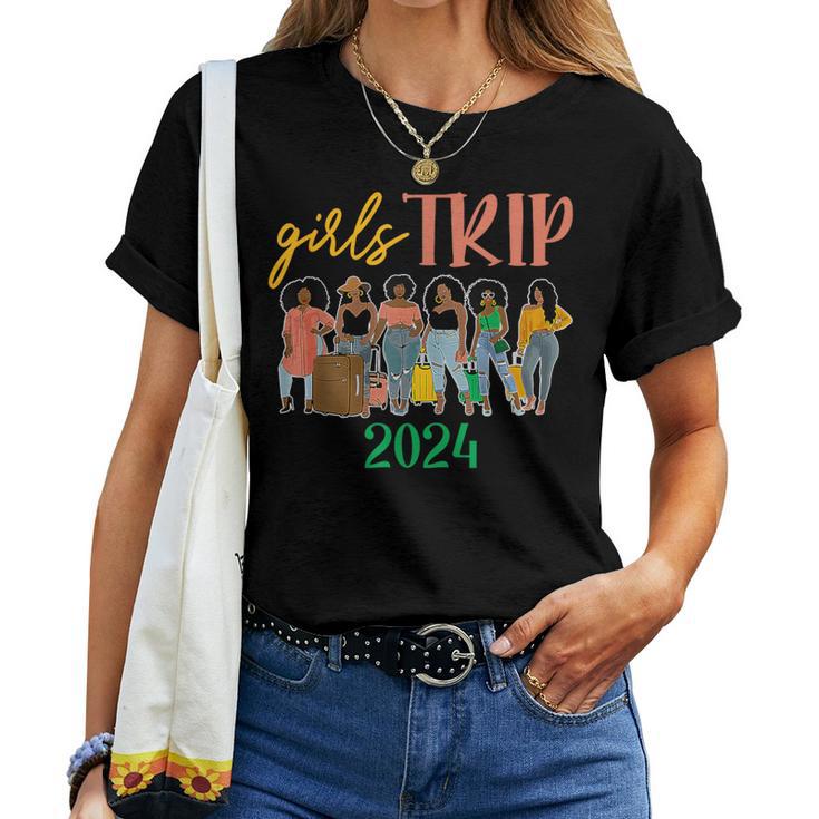 Black Girls Trip Afro Queen Melanin African American Women T-shirt