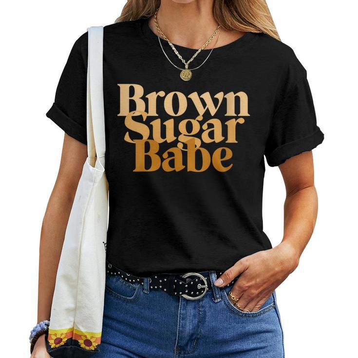 Brown Sugar Babe Proud Black African Pride Women T-shirt