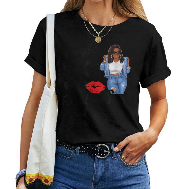 Chapter 39 Fabulous Since 1984 Black Girl Birthday Queen Women T-shirt