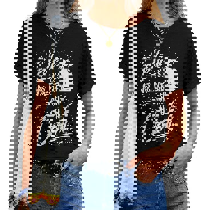 Chat Fille La Vie Est Meilleure Avec Un Chat T-shirt femme