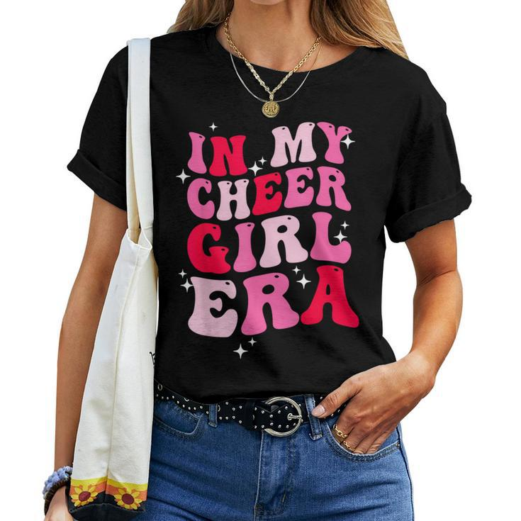 In My Cheer Girl Era Groovy Cheerleader Cheerleading Girl Women T-shirt