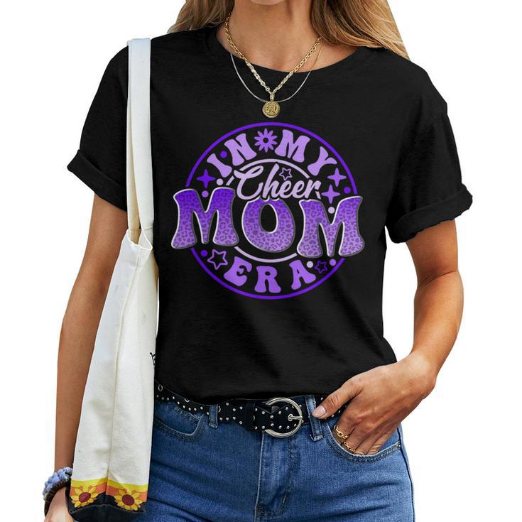 Cheer Mom In Her Purple Era Best Cheerleading Mother Women T-shirt