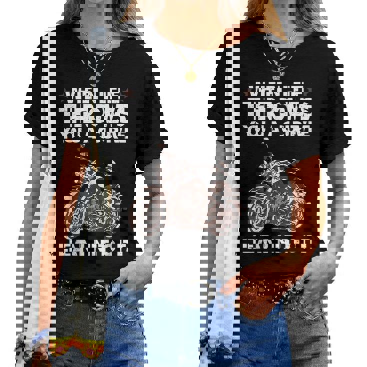 Cool Motorcycle For Motor Cycle Rider Biker Women T-shirt