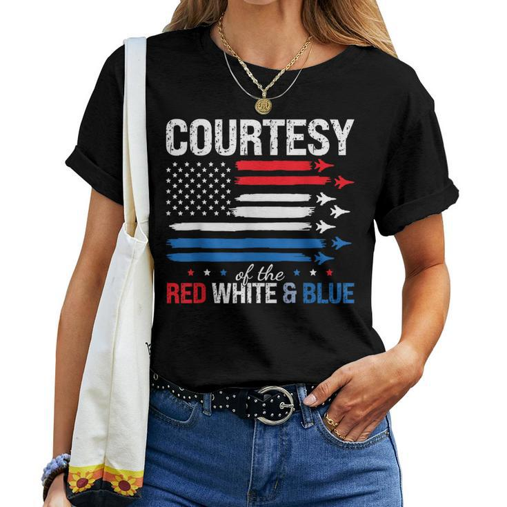 Courtesy Of The Usa Red White And Blue 4Th Of July Men Women T-shirt
