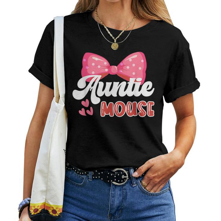Cute Auntie Mouse Nephew Niece Aunt Women Women T-shirt