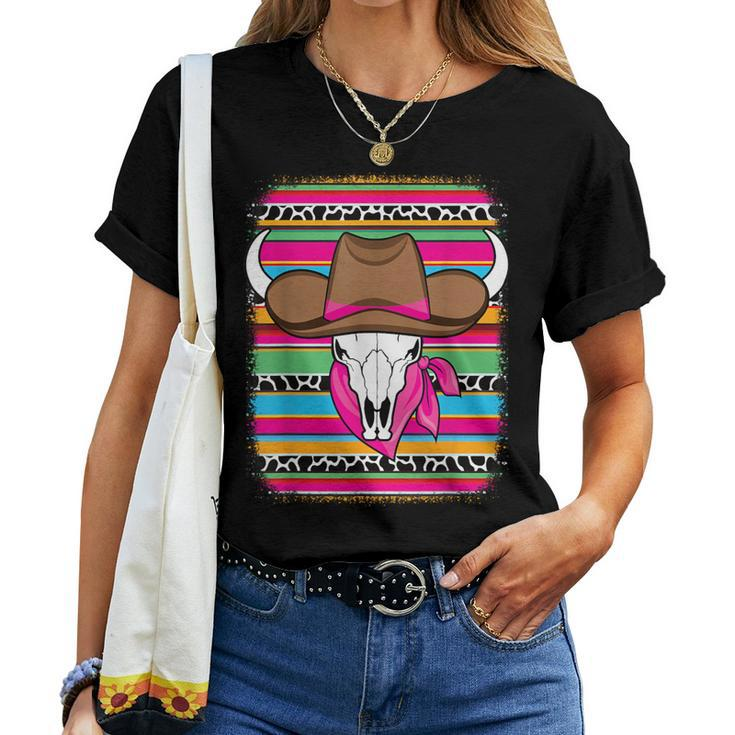 Cute Serape Western Country Cowgirl Texas Rodeo Girls Women T-shirt