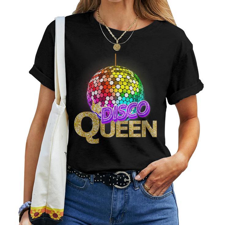 Dancing Queen Vintage Dancing 70S Disco Queen Women T-shirt