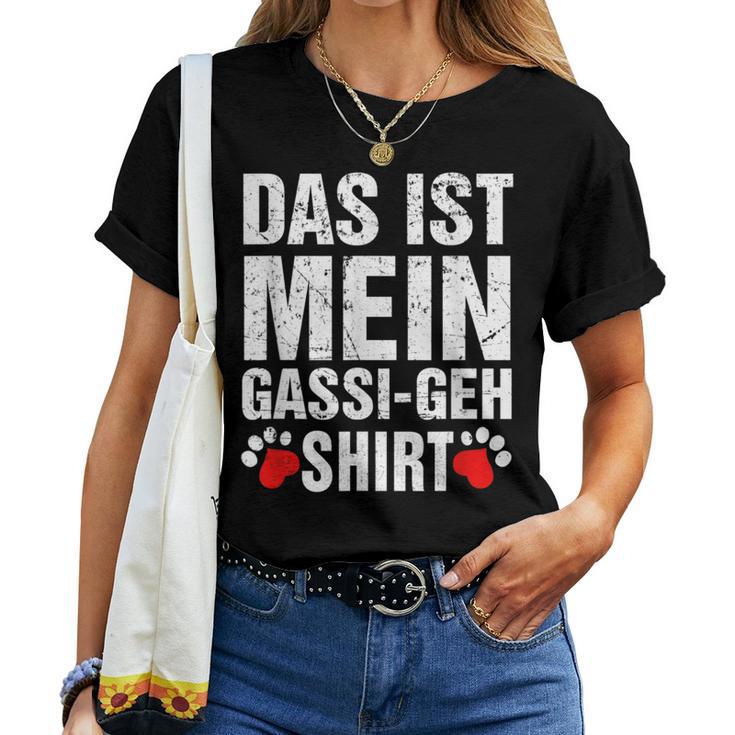 Das Ist Mein Gas-Gehh Dog Mama Dad Saying T-shirt Frauen