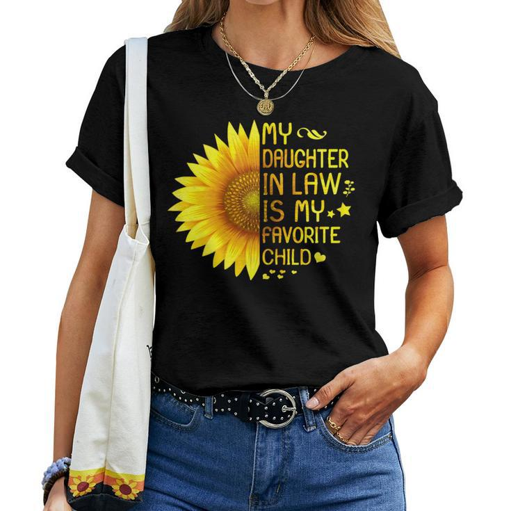 My Daughter In Law Is My Favorite Child Mother-In-Law Women T-shirt