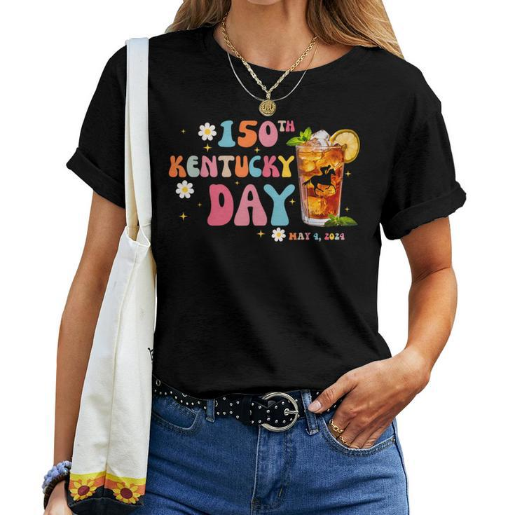 Derby Party 150Th Derby Day Horse Racing Talk Derby To Me Women T-shirt