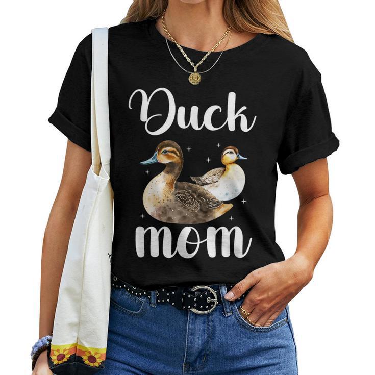 Duck Mom Duck Owner Duck Mama Duck Farmer Women T-shirt