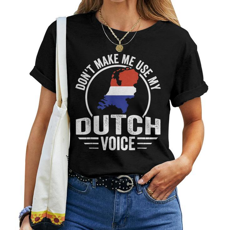 Dutch Roots Outfit Netherlands Heritage Women Women T-shirt