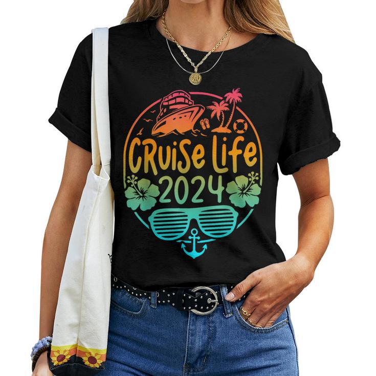 Family Cruise Life Cruise Outfits For 2024 Matching Women T-shirt