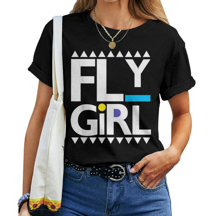 Fly Girl 80S 90S Old School Hip Hop Women T-shirt