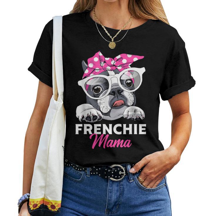 French Bulldog Mum Woman Frenchie T-shirt Frauen