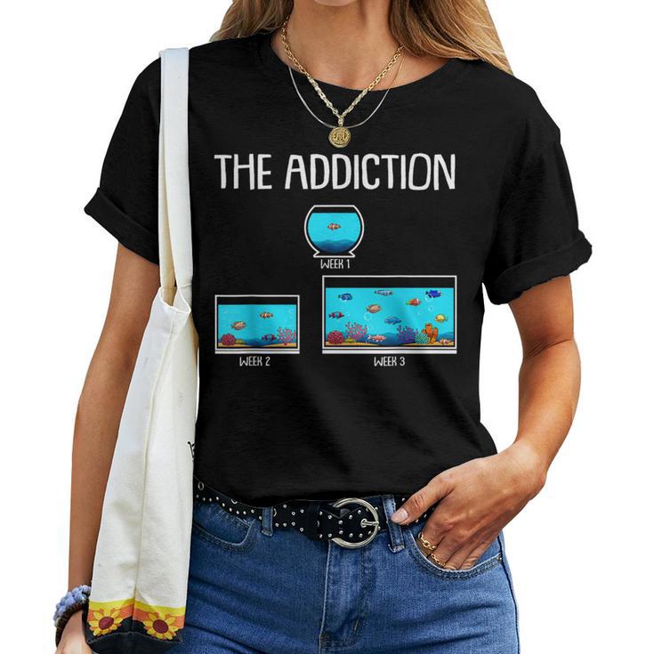 Aquarium For Fish Tank Lover Aquarist Women T-shirt