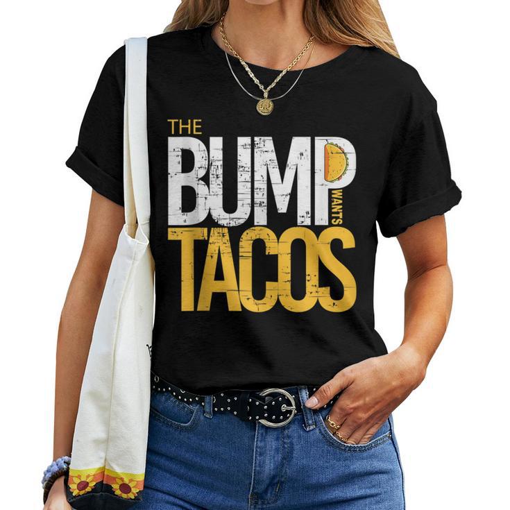 Baby Boy Girl Bump Taco Pregnant For Her Women T-shirt