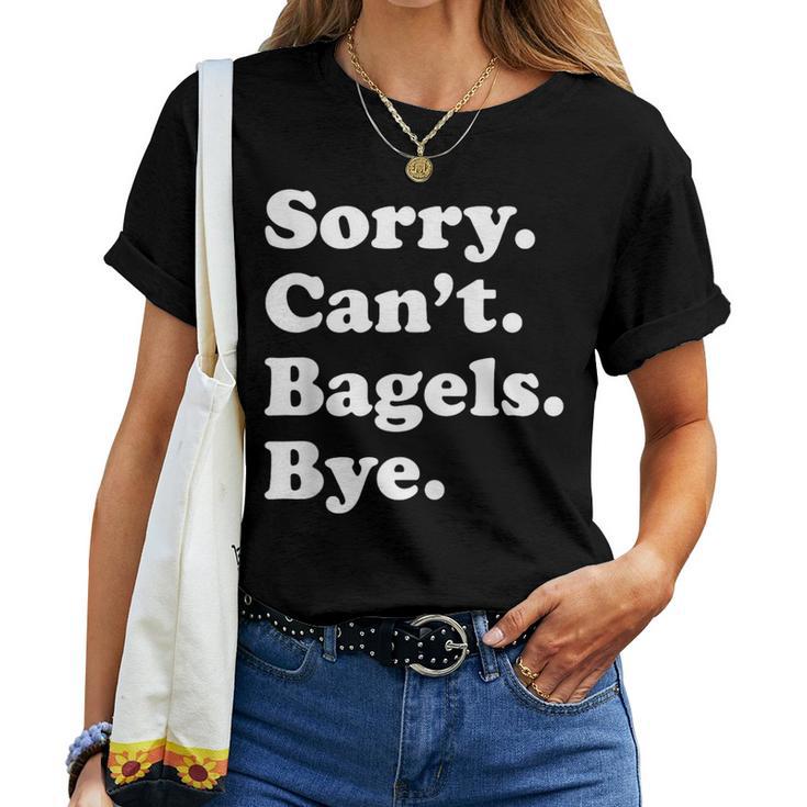 Bagel For Boys Or Girls Women T-shirt