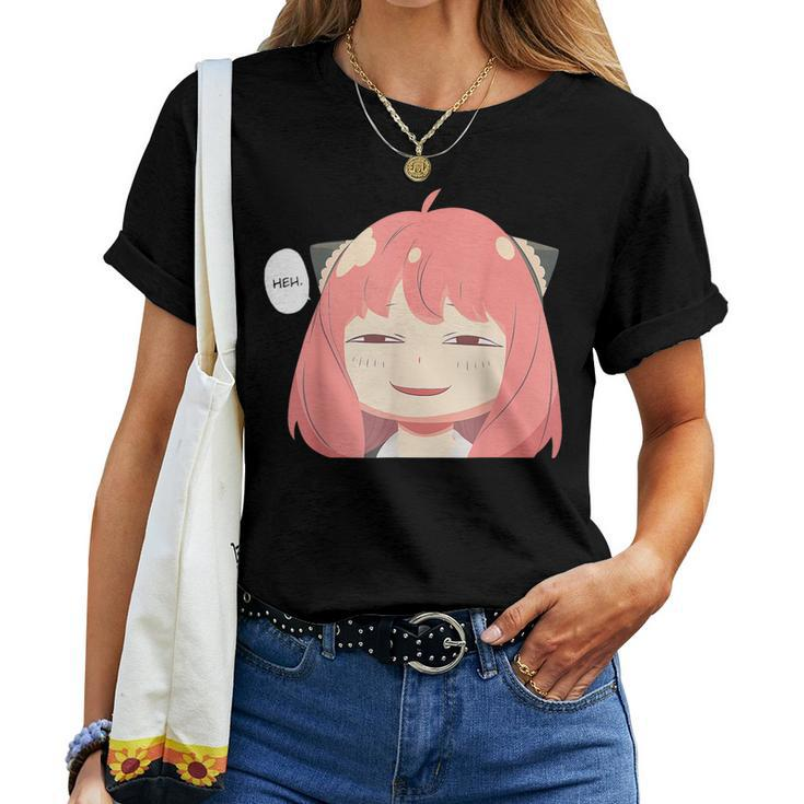 Emotion Smile Heh A Cute Girl For Family Holidays Women T-shirt