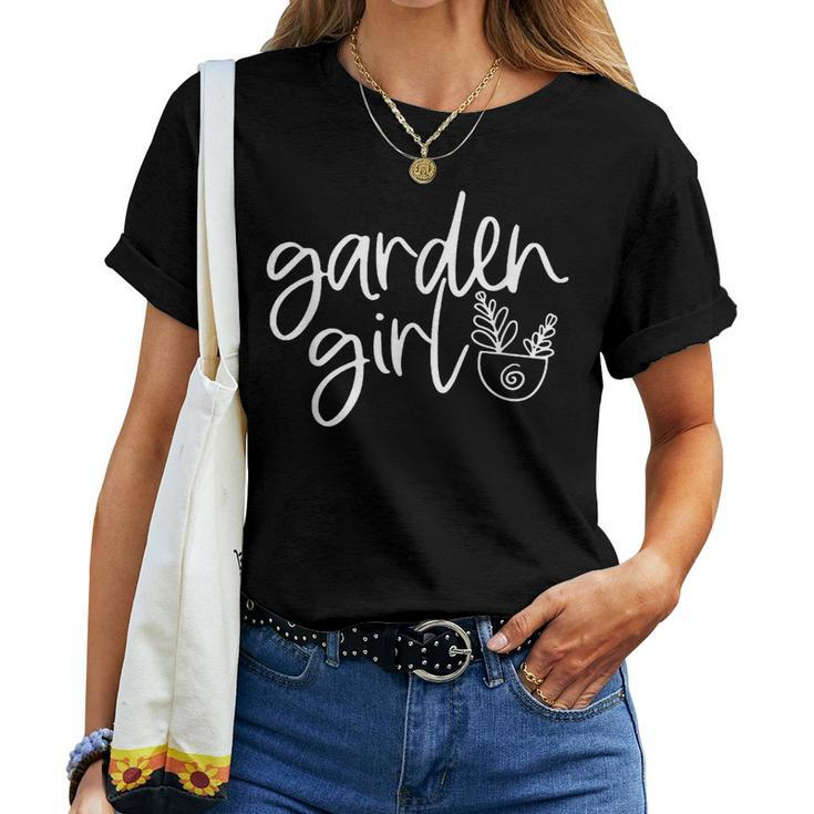 Garden Girl Women T-shirt